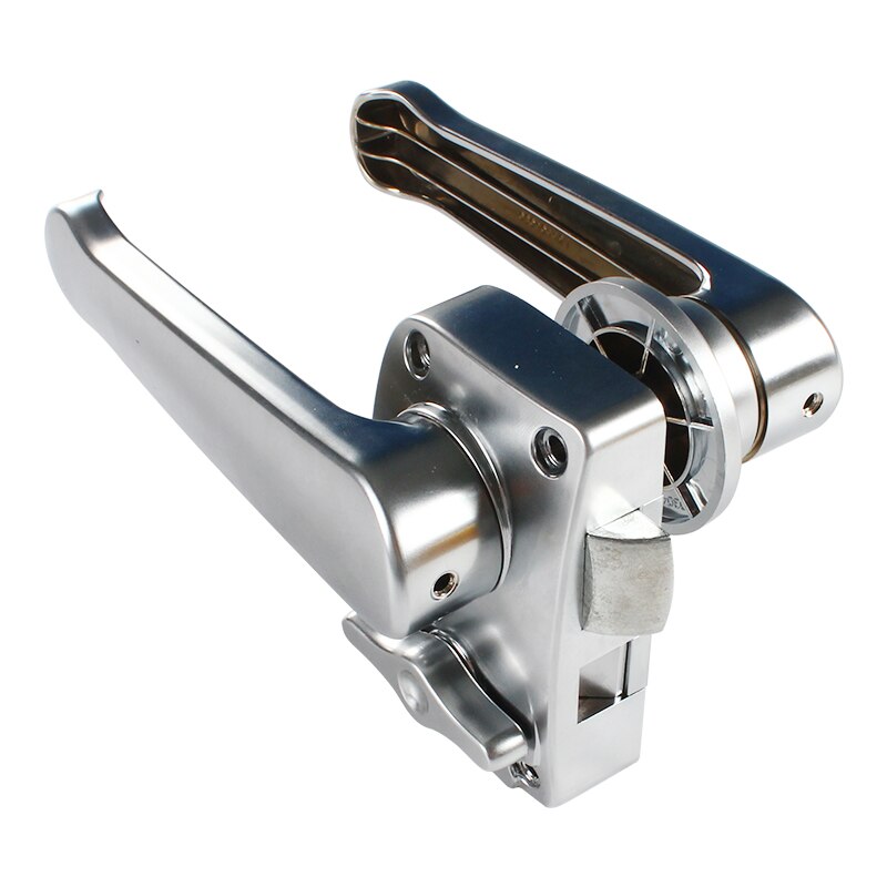 TYTXRV 1 set of Door lock Polished Chrome Privacy Door Knob Set Handle Bathroom Toilet Twist Turn Lock: Default Title