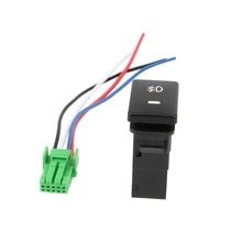 Bouton poussoir de feu antibrouillard arrière, 12v dc, 4 fils, pour Toyota Camry Prius Corolla