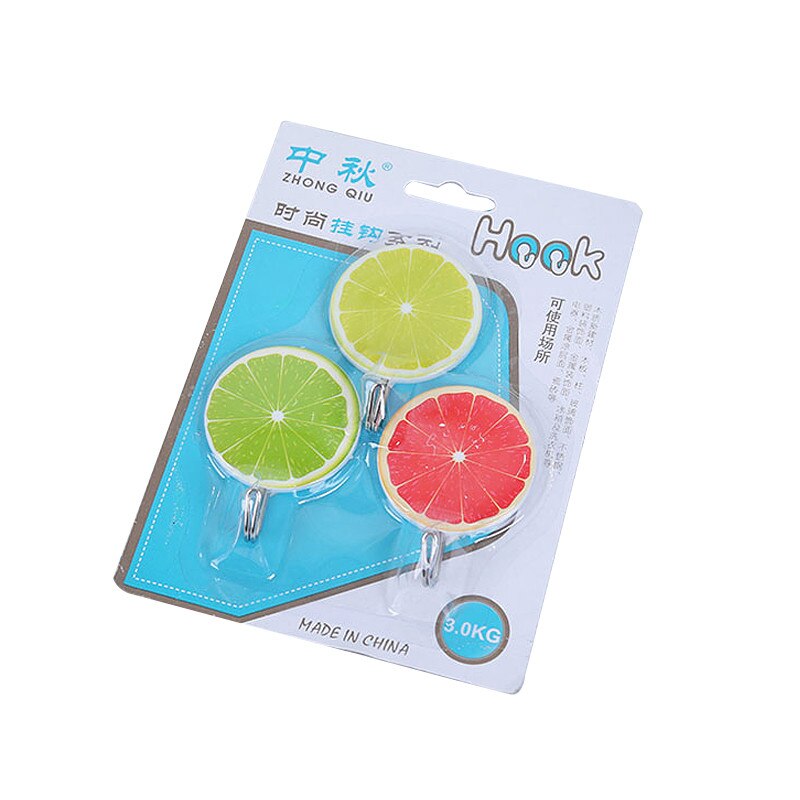 Ovikoukut 3 kpl vahvasti tarttuva hedelmäkoukku seinä keittiövaatteet kynsittömät koukut ei jälkeä ovikoukun takana