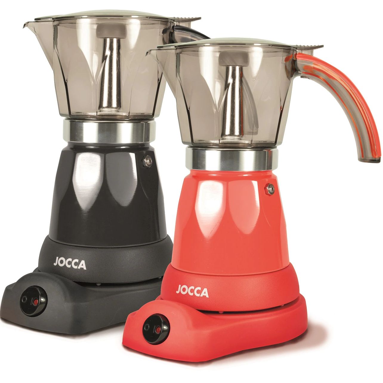 CAFETERA DE INDUCCION, ELÉCTRICA Y PORTÁTIL DE JOCCA. EXPRESSO DE CAFÉ ITALIANO PARA 6 TAZAS PROFESIONALES. TETERA ELÉCTRICA COMPACTA CON SISTEMA SIEMPRE , BASE 360 GRADOS, ASA DE TOQUE FRÍO Y POTENCIA DE 480W.