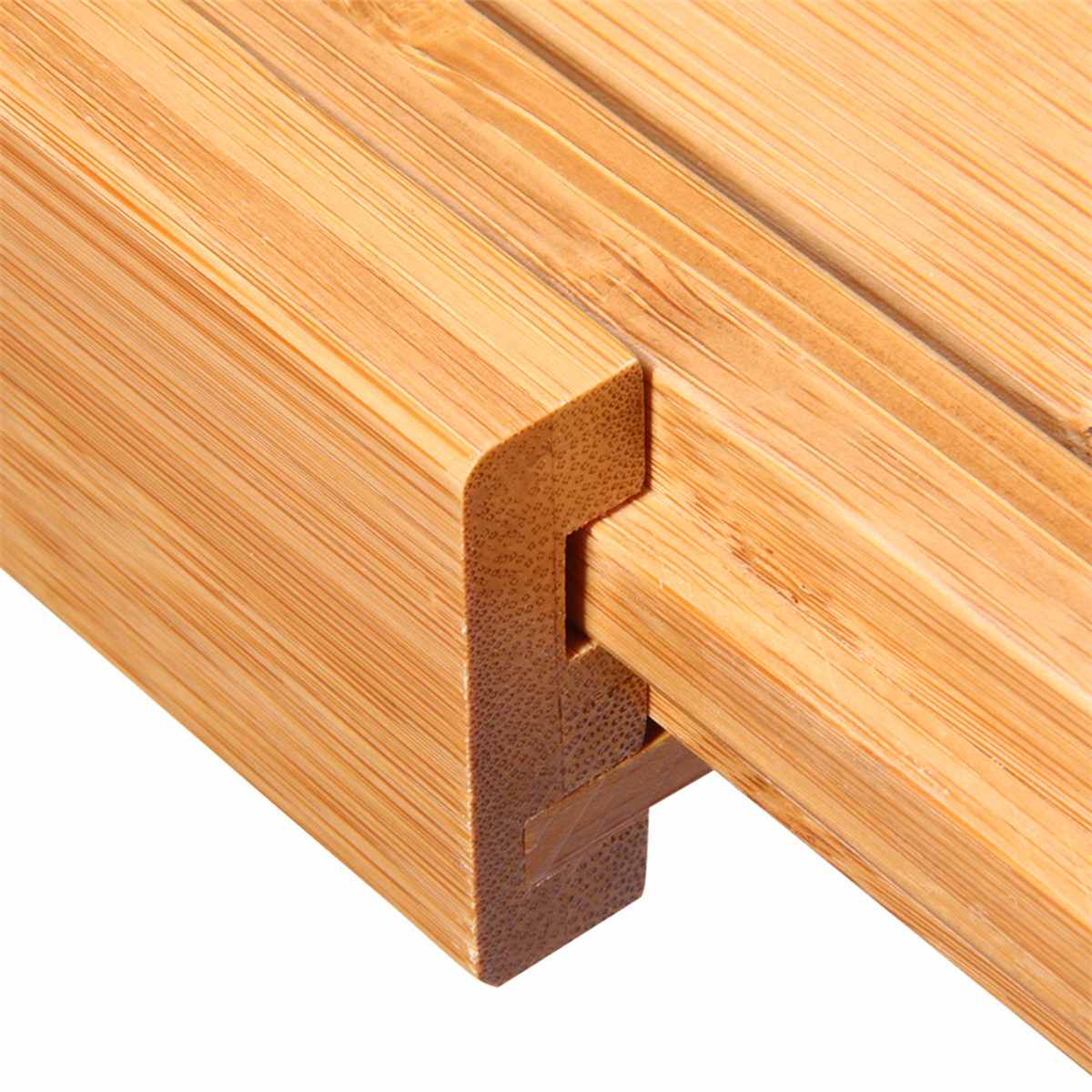 Bathroom Retractable Bamboo Bath Bathtub Shelf Bridge Tub Caddy Tray Rack Wine Glass Bo Holder Bathtub Rack Support