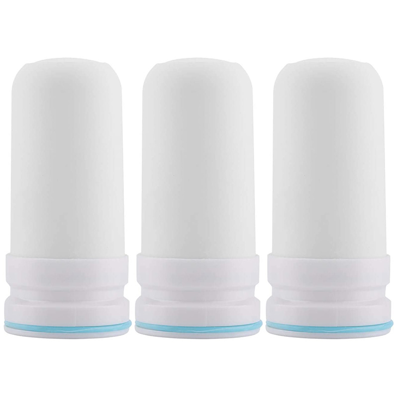 3Stck wiederverwendbar Wasserhahn Montieren Filter Patrone Waschbar klopfen Wasserfilter Patrone Wasser Filter Patronen
