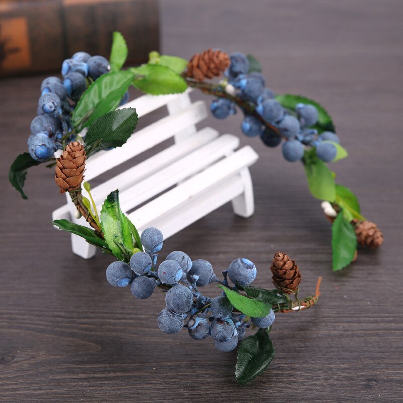 Bruden er hodet blomst farget frukt krans