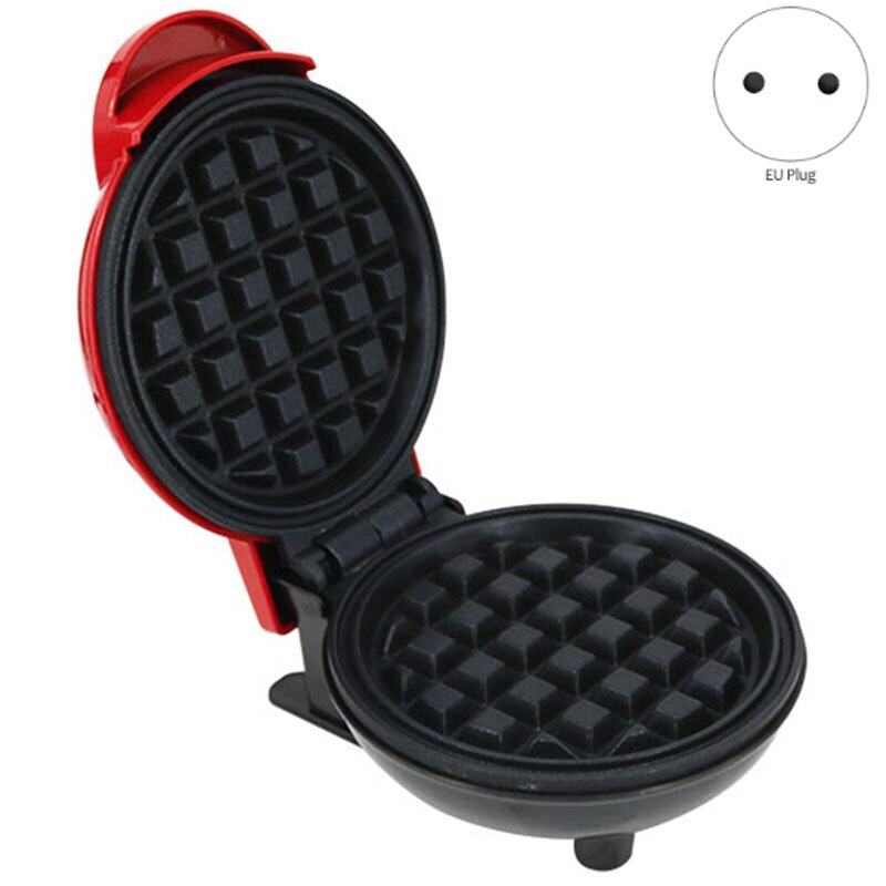 Gaufres électriques fabricant coeur forme gaufre oeuf gâteau four crêpe antiadhésif cuisson casserole petit déjeuner Machine Muffin Sandwich fer EU P
