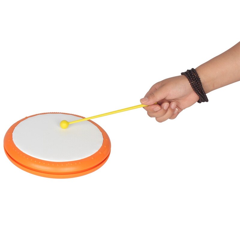 -Hand Hold Drum Music Instrument Plastic 198Mm 7.8Inch For Portable Frequently Practice