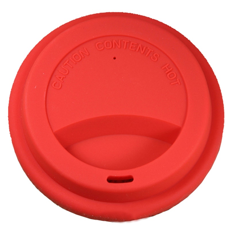 Universal Reusable Silicone Stretch Lids 9.5Cm Food Fresh Cover Silicone Insulation Anti-Dust Cup Cover Tea Coffee Sealing Lids: red