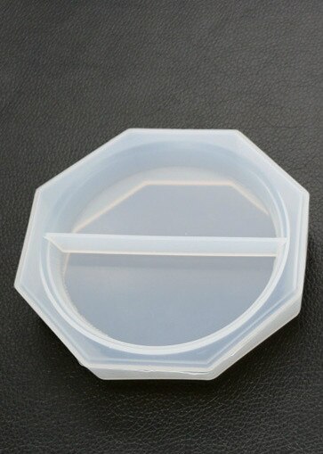 DIY crystal epoxy Resin mold irregular dish mold flower mirror manual storage box silicone mold: Six sides