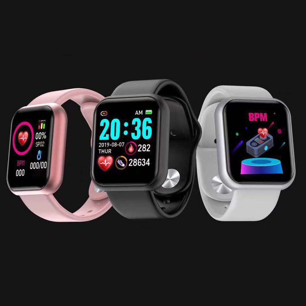 Smart watch  y68 vattentät tracker fitness armband för ios för android användbar sport träning fitness smart armband