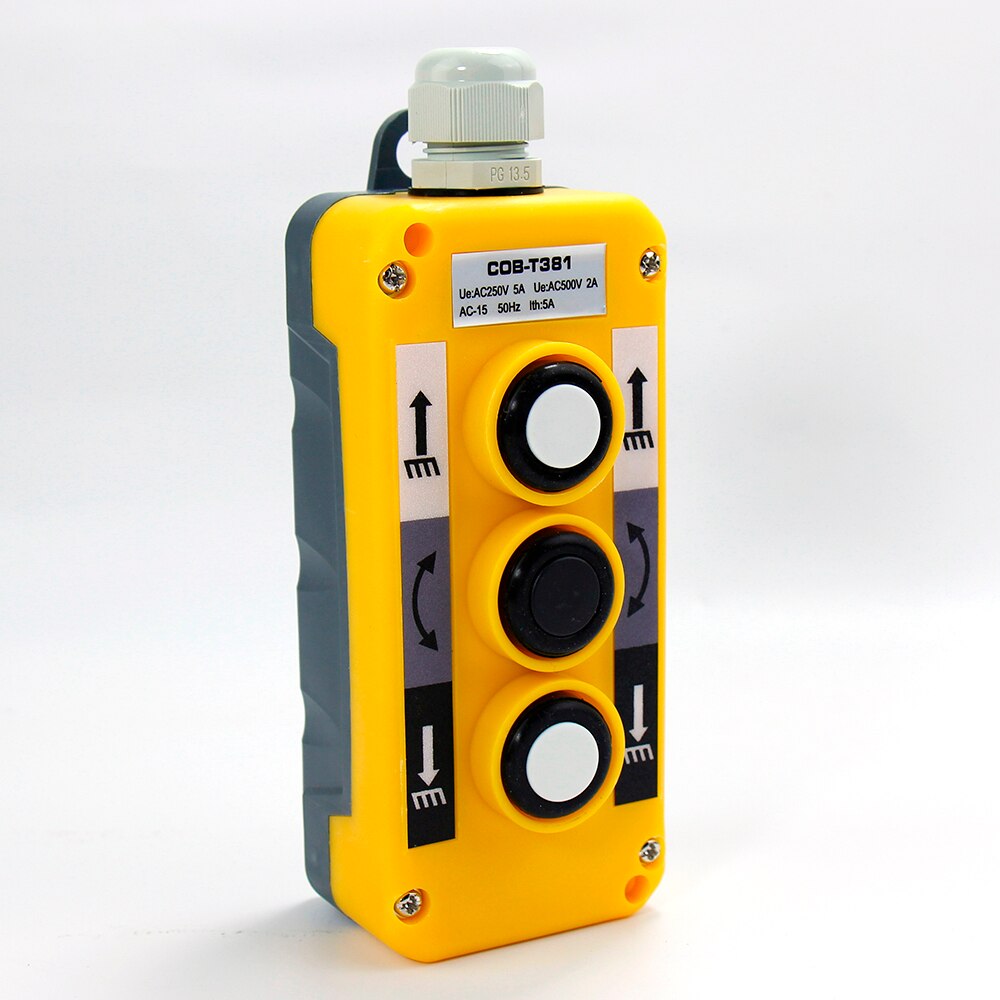 Waterproof remote control switch Crane Truck crane box Control button COB-281 COB-T381 COB-T481: COB-T381