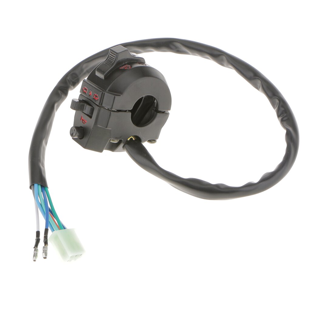 Universal Alloy Waterproof Smart Headlight Fog Light Emergency Light Switch Motorbike Left Control