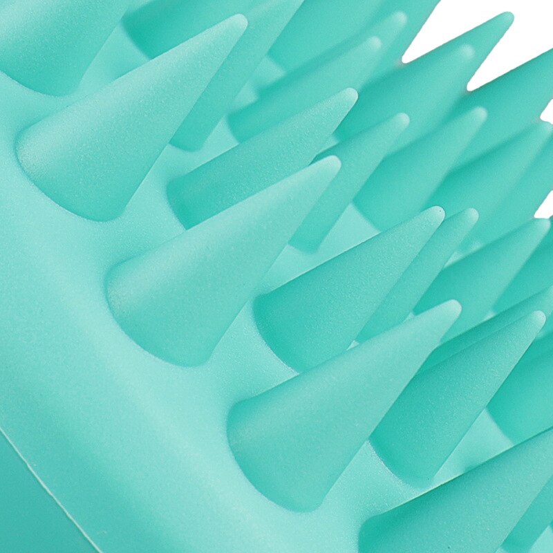 Shampoo Hair Washing Comb Shower Brush Bath Spa Massage Brush Bathroom Accessories Silicone Head Body Scalp Massage Brush Comb