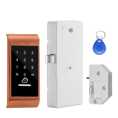 Drawer Combination Lock Touch Keypad Password Key Card Access Multifunctional Cabinet Door Lock Digital Electronic Security Lock