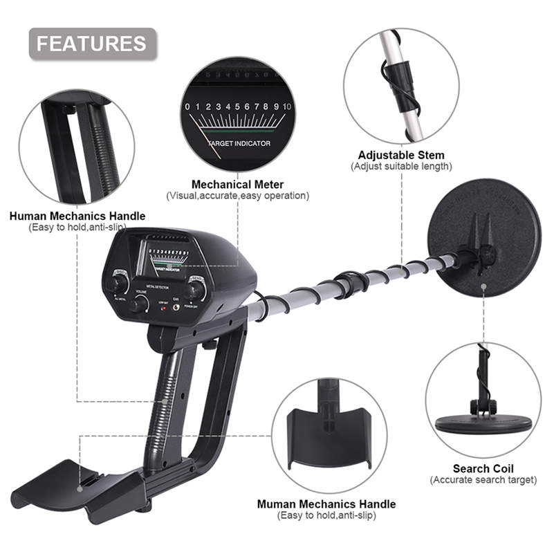 KingDetector Underground Metal Detector MD-4030 Gold Detectors Treasure Hunter Detector Circuit Metales