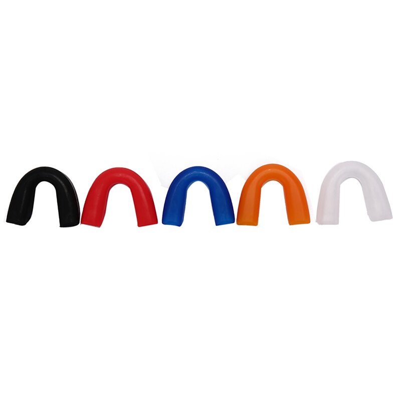 1 set chock sport munskydd munskydd tänder skyddar för boxning basket toppklass tandköttssköld vit/blå/röd/svart/orange