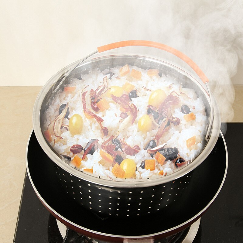Acier inoxydable nettoyage panier vapeur panier autocuiseur Anti-brûlure vapeur multi-fonction fruits pour cuisine TOB