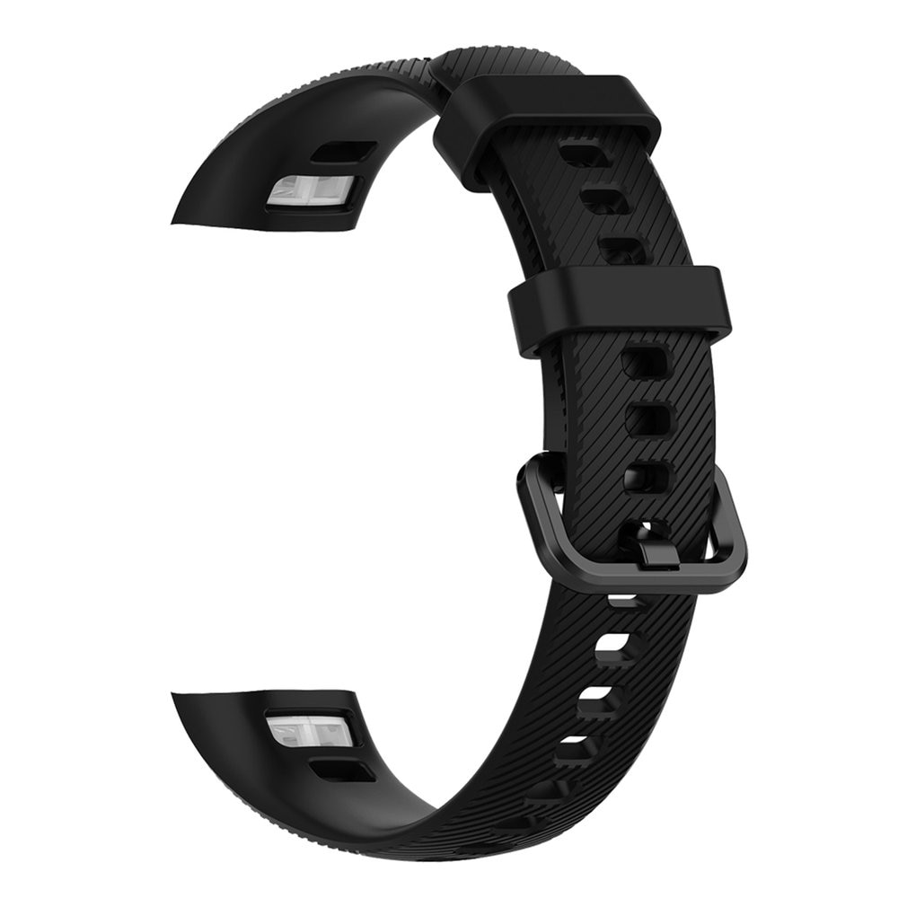 Silikon Bilek Polsband Voor Huawei Honor Band 5 Standaard Smart Polsband Sport Vervanging Polsband Armband Riem