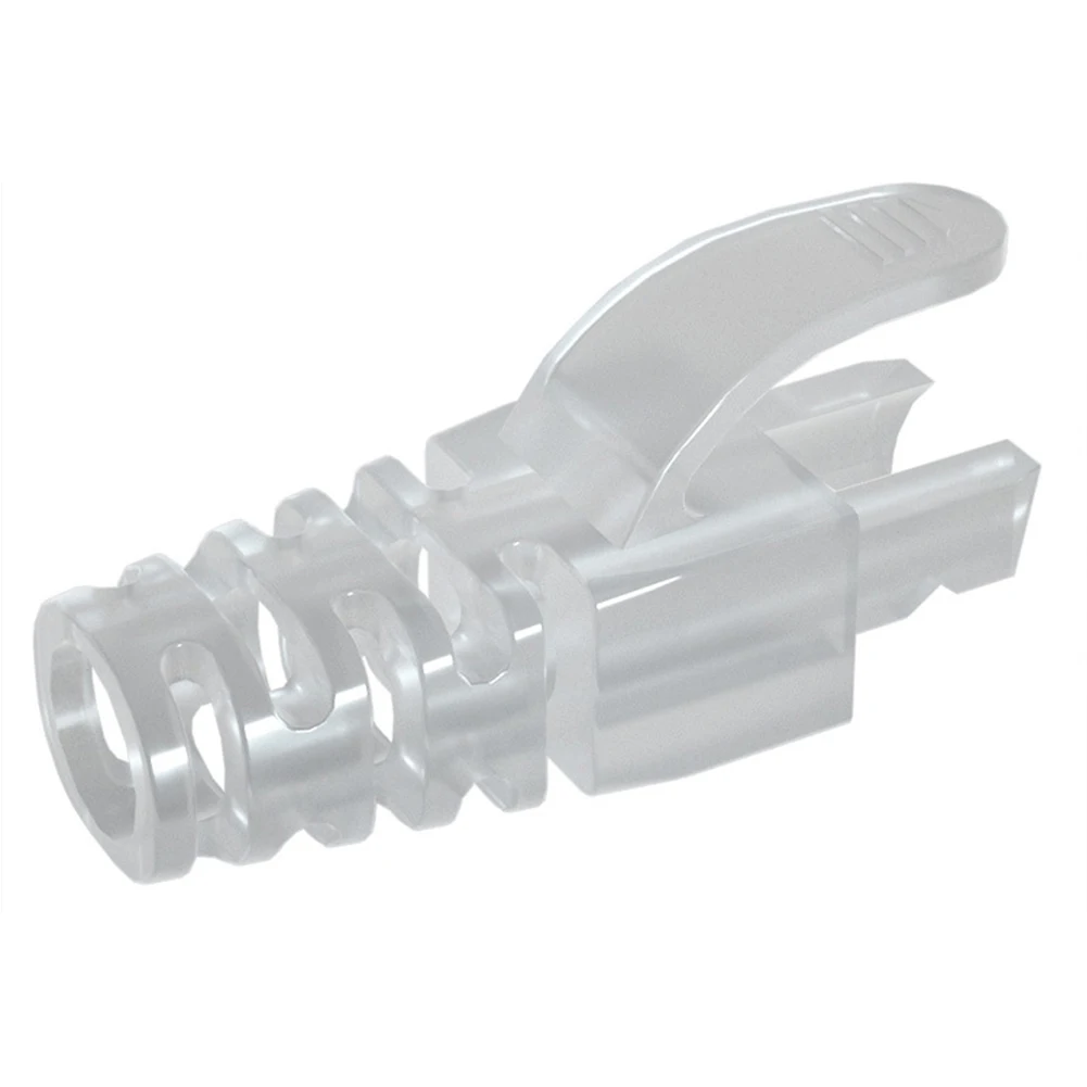 10-50Pcs CAT6 CAT5e Adapter Cap Ethernet Network Cable Connector Plugs RJ45 Caps Cat5 CAT6 Protective Sleeve Multicolour: Yellow / 0.8m