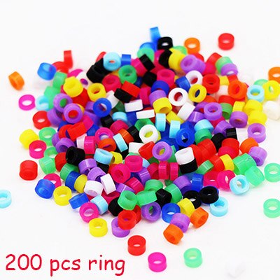 Anneau de patte d&#39;oiseau pour perroquet, 200 pièces, anneau de pied d&#39;oiseau pour coq, canard, gouldan, diamètre 3mm: 200 pcs