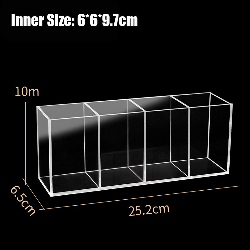 Présentoir en acrylique pour Aquarium de poissons Betta, présentoir multi-grille, , petit Aquarium, Isolation, tortue, paysage: 4