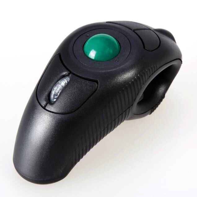 Finger Using Track Ball Mouse Optical 2.4GHz Wireless Mouse USB Reciever Rechargeable Mice Left And Right Hand Universal Generic: Default Title