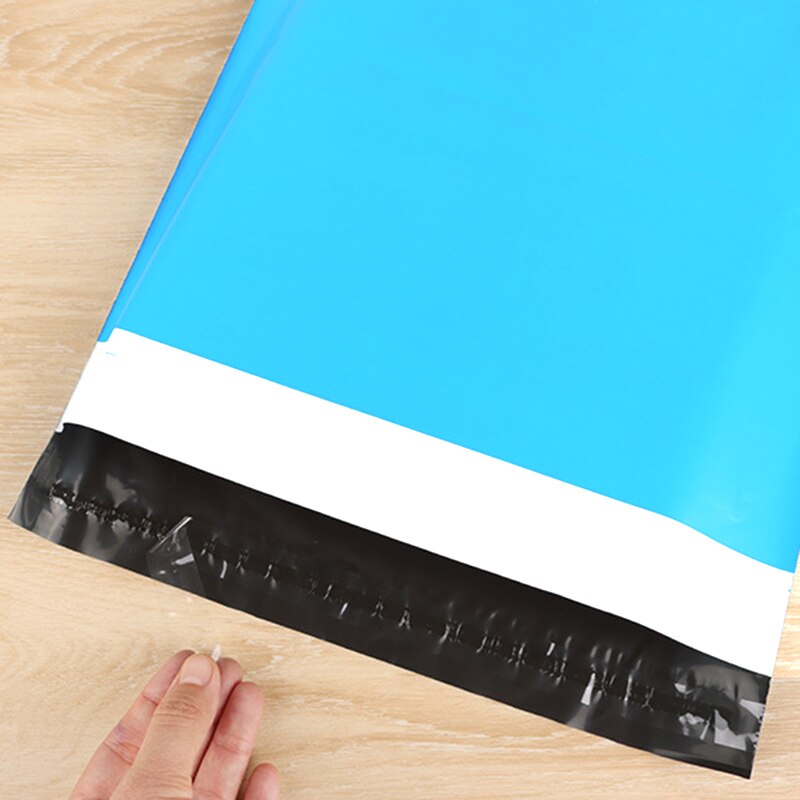 10Pcs Blue/Pink Plastic Courier Bag Milk Tea Color Mailing Bags Small Packaging Bag Business Express Poly Mailers