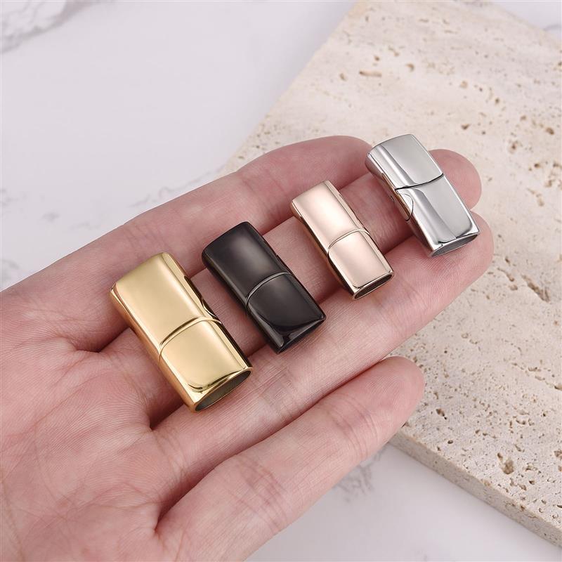 DIY elementy robić produkcji biżuterii 316 zapięcia magnetyczne ze stali nierdzewnej robić bransoletki klamra w stylu klasyczny antyczny mosiężny magnes