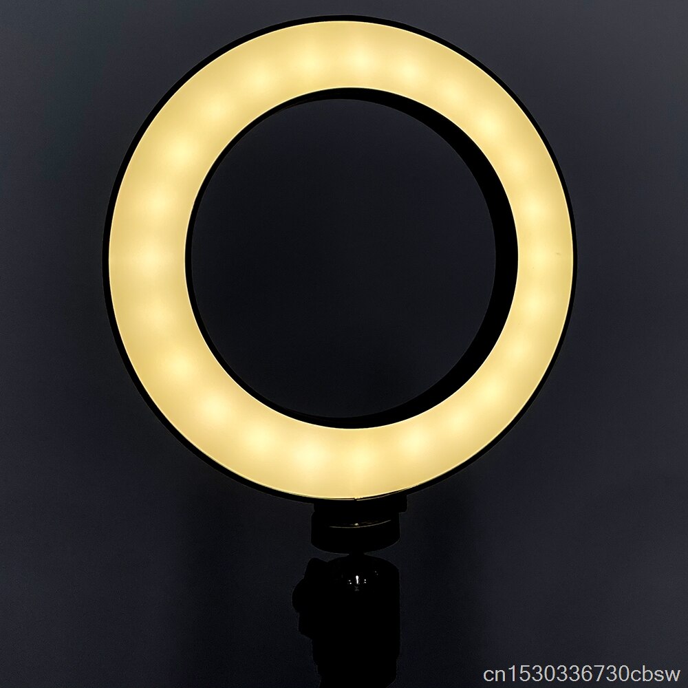 Éclairage Ring Light à intensité variable pour Studio Photo, lampe, trépied Lite, éclairage annulaire pour Selfie