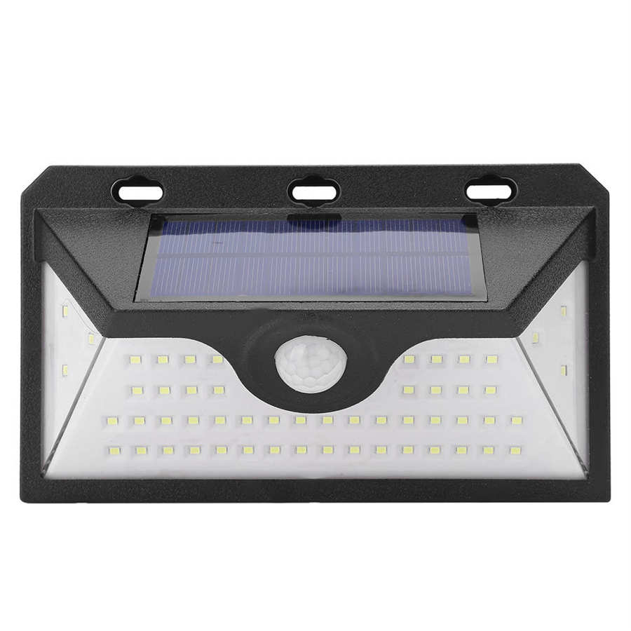 54LED batterie Rechargeable capteur solaire capteur mural mur étanche facile à installer porte d'entrée pour l'extérieur