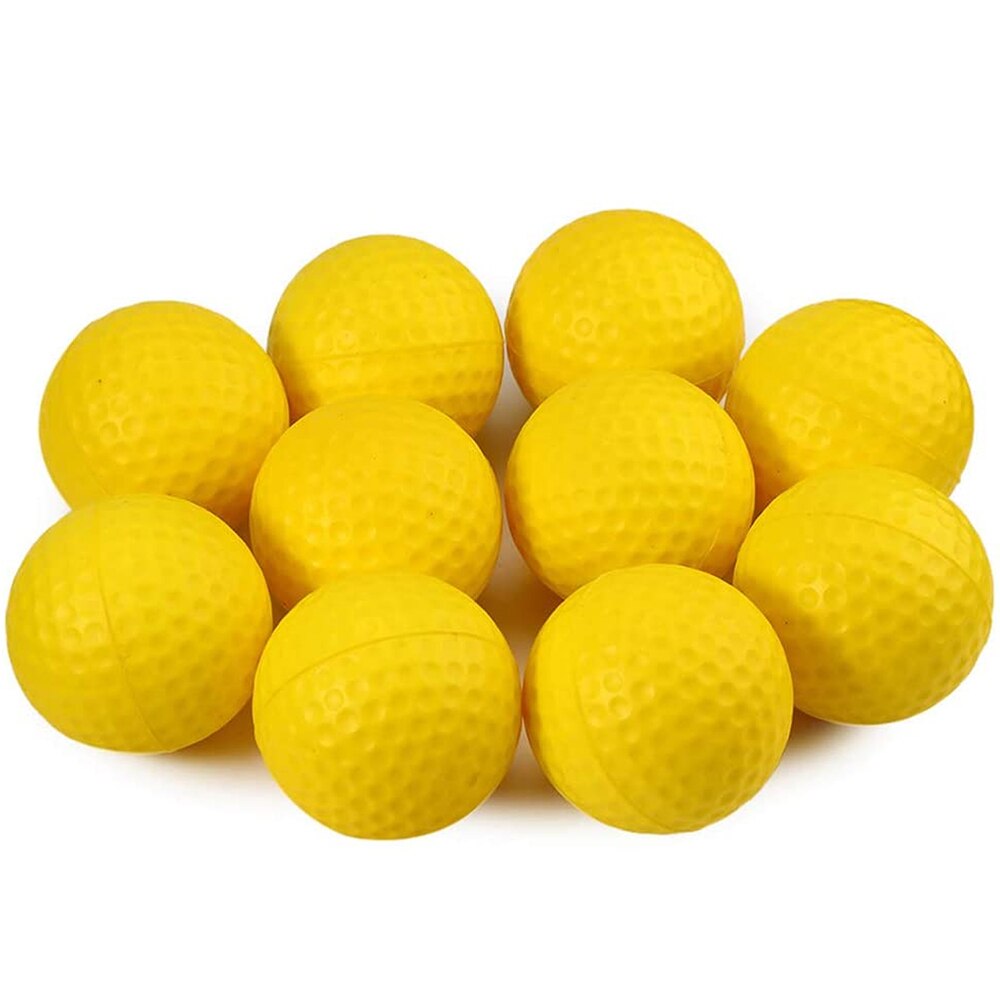 24 piezas de práctica de bolas de golf de espuma de poliuretano suave color de esponja pelotas de golf a granel elástico suministros de entrenamiento para interiores y exteriores