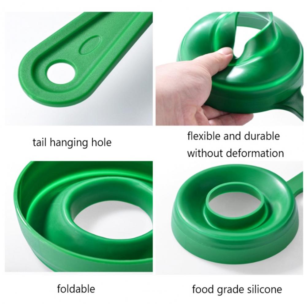 80% Sales! Filling Funnel Harmless Portable Smooth Inner Wall Kitchen Space-saving Hooper for Travel