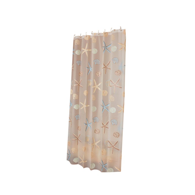 36 Douchegordijn Zeester Partitie Verse Zee Stijl Waterdichte Meeldauw PEVA Gordijn Voor Badkamer Douche: 150X180cm