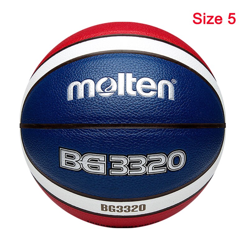 Men Basketball Ball PU Material Size 7/6/5 Outdoor Indoor Match Training Basketball Women baloncesto: B5G3320 Size 5