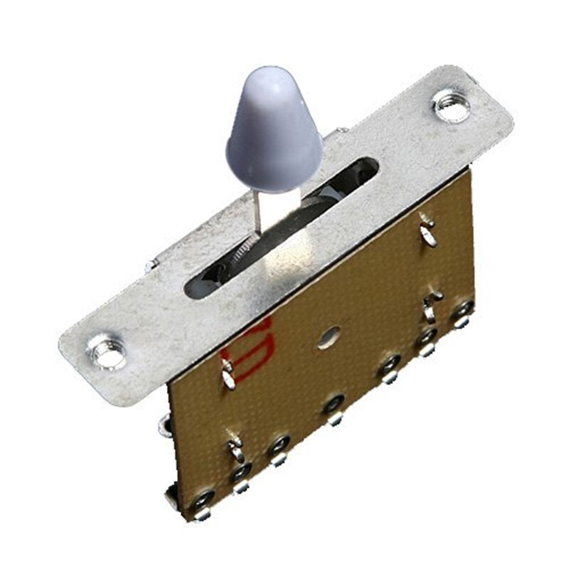Punte Per Switch Chitarra Elettrica – 3 Pezzi – Tele Strat 3/5 Vie – Nero Nichel - Foto 5