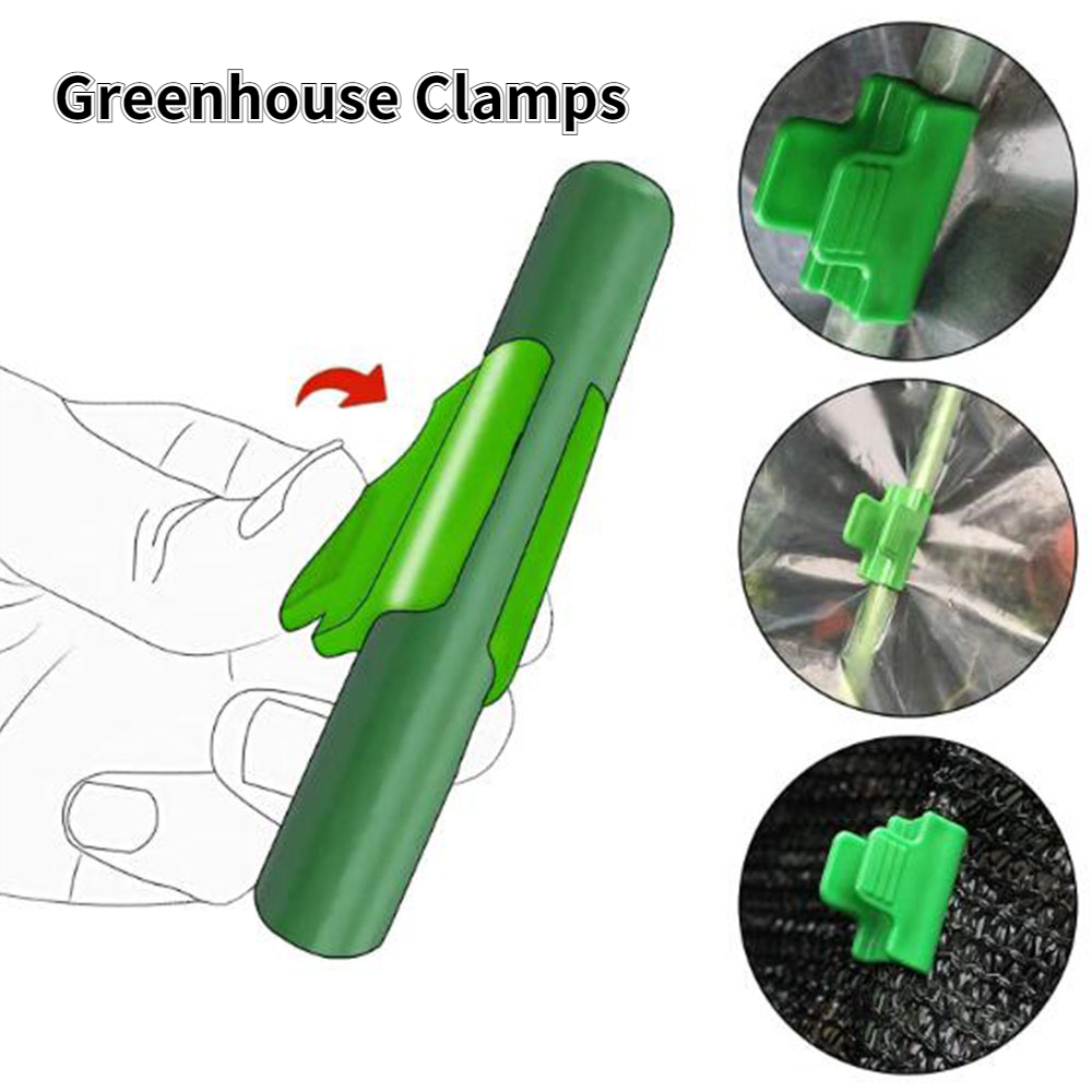 8/11/16/19cm12PC Greenhouse clips Plastic film clips Shade film clips Gardening supplies Tear-resistant Strong grip clips