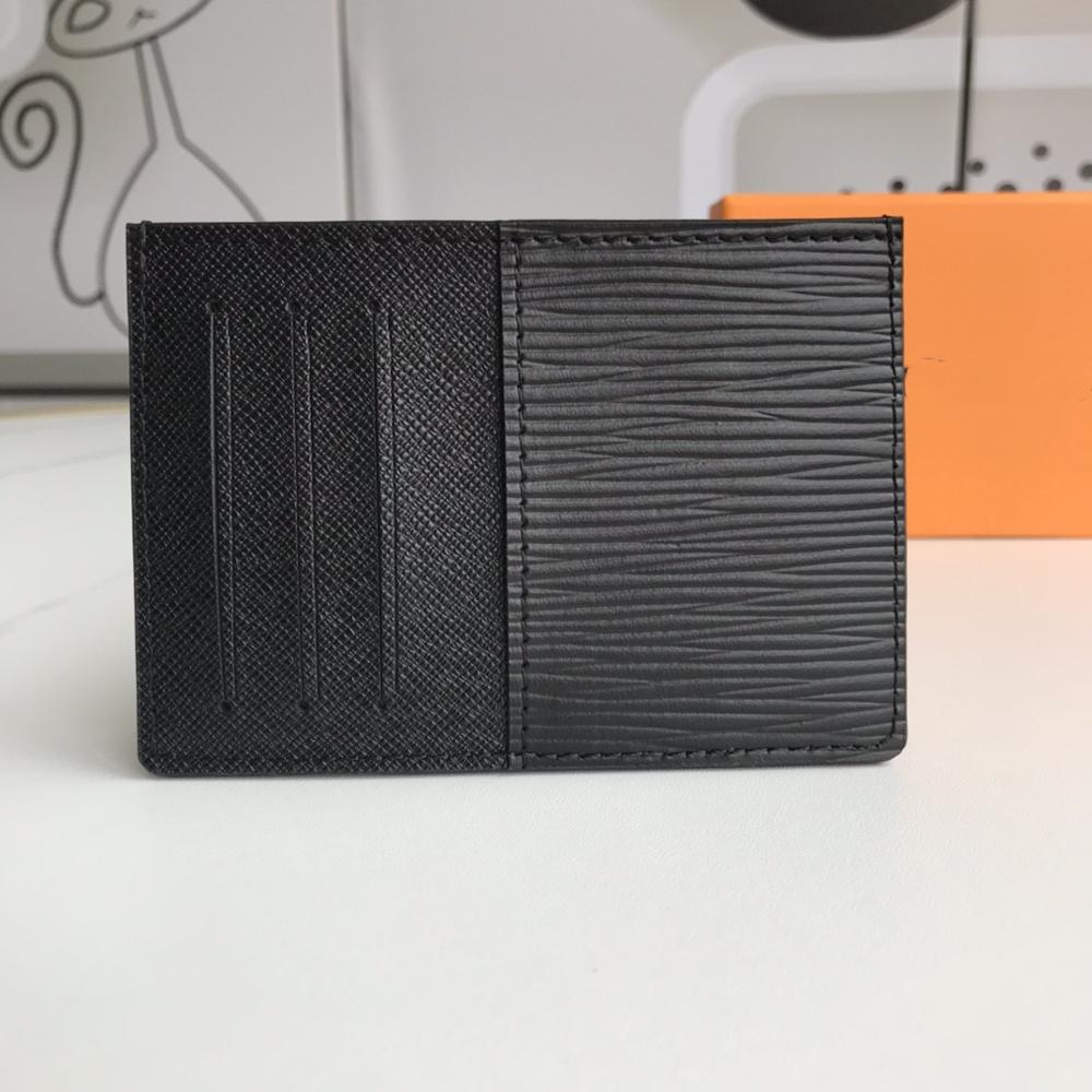 Women/Men Luxury Plaid/Print Mini Wallet Card Clutch Short Ladies Purse Credit Card Holder 6 Card Slot Water Ripples: black Water Ripples