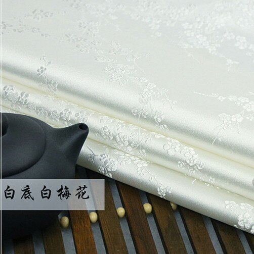 Czerwony kwiat tkanina robić diy naśladować jedwab brokatowy materiał adamaszek żakardowy meble tapicerowane tkanina patchworkowa szycia chusteczek 75*50cm