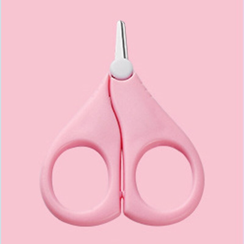 Veiligheid Nagelknipper Schaar Snijder Voor Pasgeboren Baby Handig Dagelijks Baby Nail Shell Shear Manicure Tool Baby Nagelschaartje: Pink