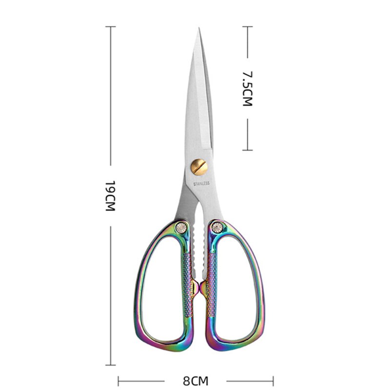 Multicolor Professionele Sterke Schaar Kleermaker Schaar Borduurwerk Handwerken Naaien Keuken Schaar Diy Draad Stof Scharen: K26   19CM
