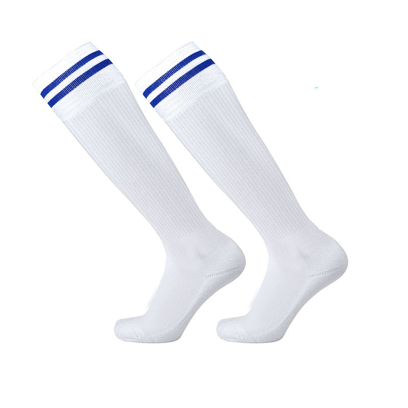 Onedoyee Sports Men Women Kids Football Socks Outdoor Running Soccer Socks Breathable Children Boys Stockings Socks Knee High: Beige / Kids  Size