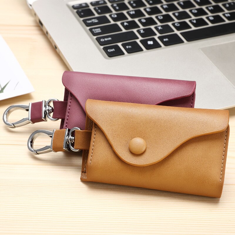 ZUID GOOSE Mannen Lederen Retro Autosleutel Houders Multifunctionele Sleutel Portefeuilles Key Pouch Vrouwen Organizer Bag Huishoudster