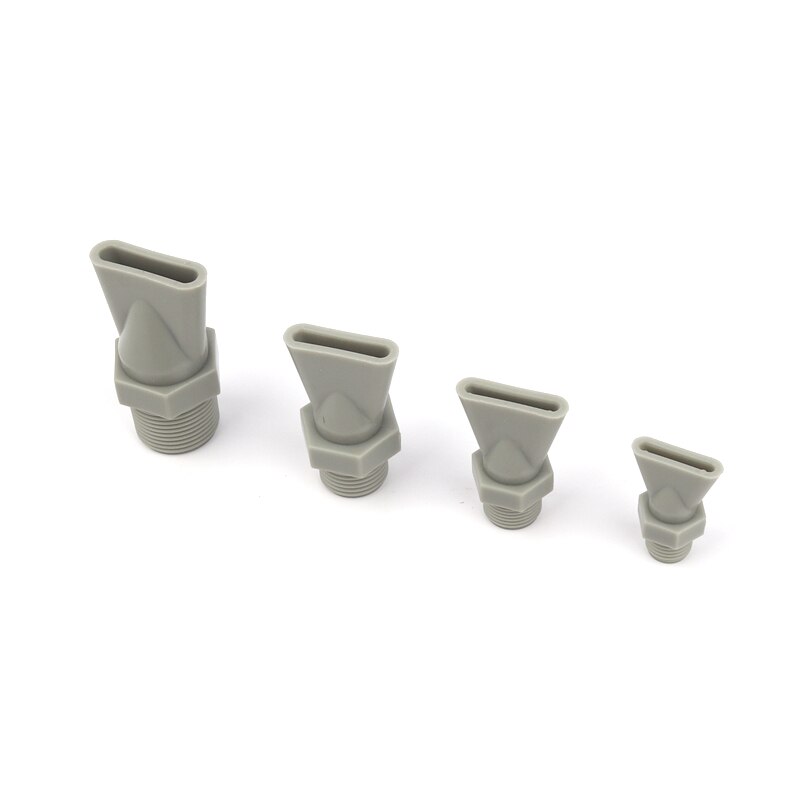 1pc 1/4,3/8,1/2,3/4 Inch Duckbill Sprinkler Male Thread Garden Irrigation Nozzle Industrial Agriculture Flat Nozzle