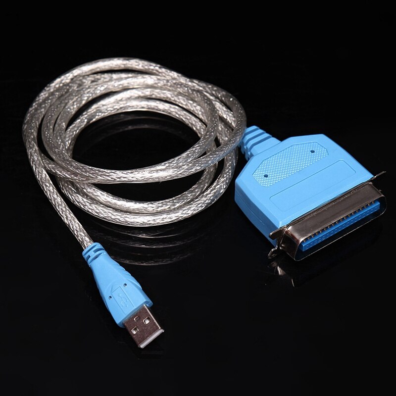 USB Adapter Cable USB to IEEE 1284 Printer Adapter Cable Suitable for Desktop Computers and Laptops,5PCS