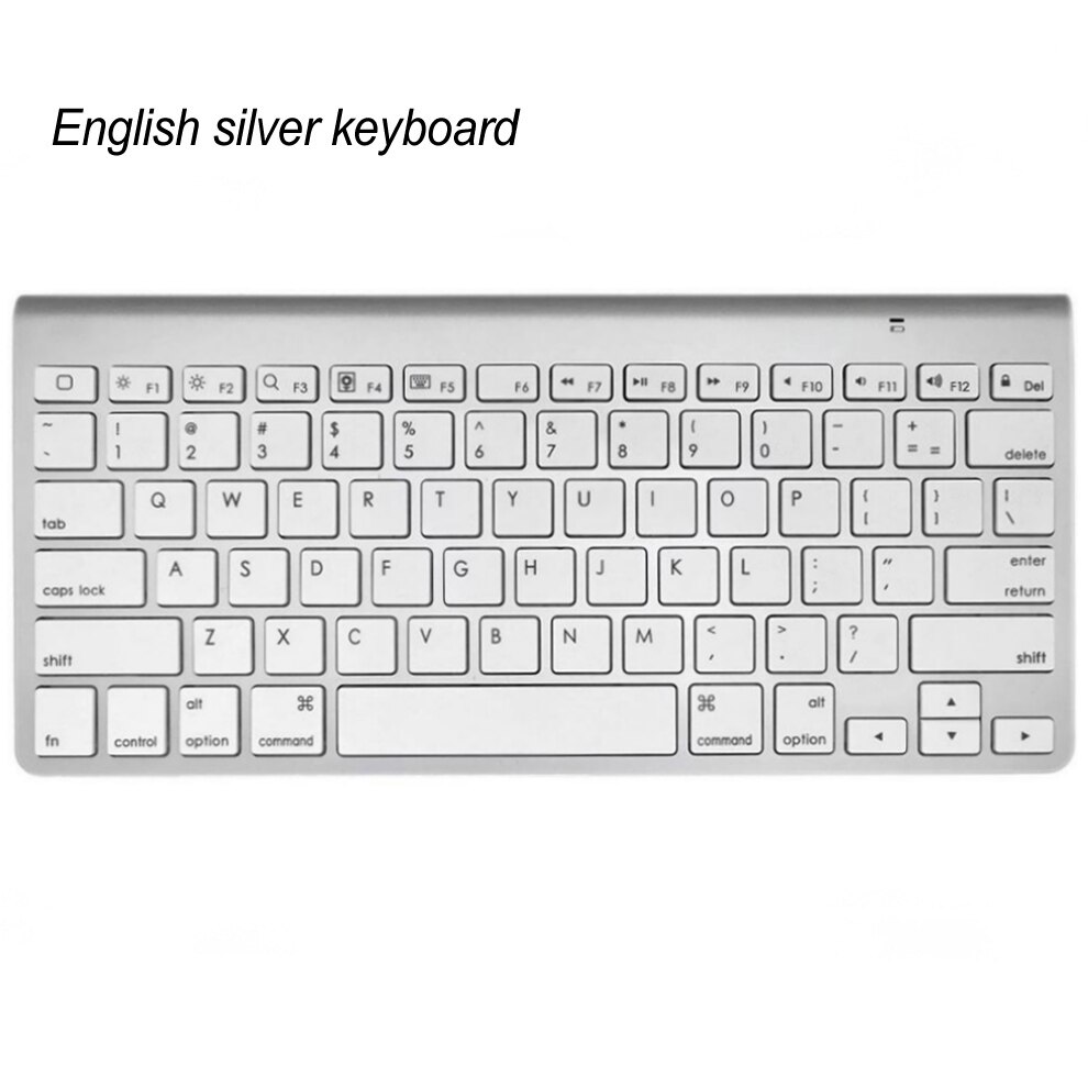 Ultra-Slim Bluetooth Keyboard Mute Tablets En Smartphones Voor Apple Wireless Keyboard Stijl Ios Android Windows: American Layout