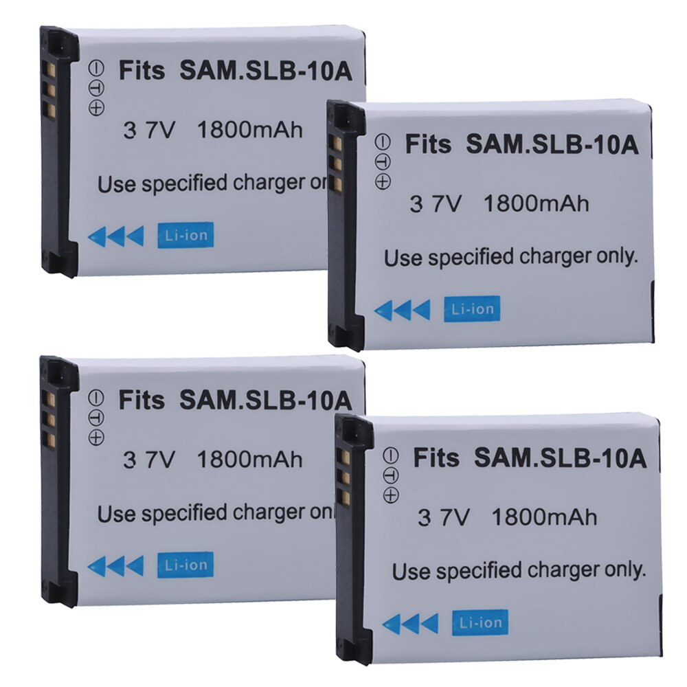 1Pc 3.7V SLB-10A SLB10A SLB 10A Camera Battery for Samsung PL50 PL60 PL65 P800 SL820 WB150F WB250F WB350F WB750 WB800F WB500