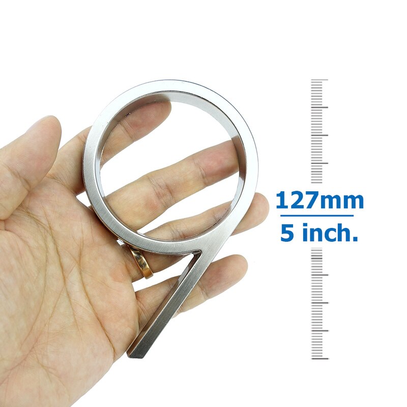 12cm store 3d moderne husnummer dør hjemmeadresse numre til husnummer digitale dør udendørs skilteplader 5 tommer.  #0-9 sølv