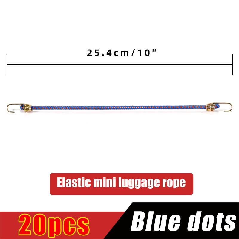 Elastic Bungee Cord Heavy Duty Luggage Straps Rope Hooks 25cm Stretch Tie Tent Outdoor Accessories: PURPLE