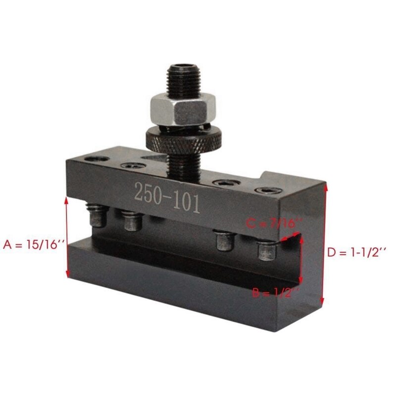 250-101 250-102 Turning and Facing Holder Quick Change Tool Post And Tool Holder