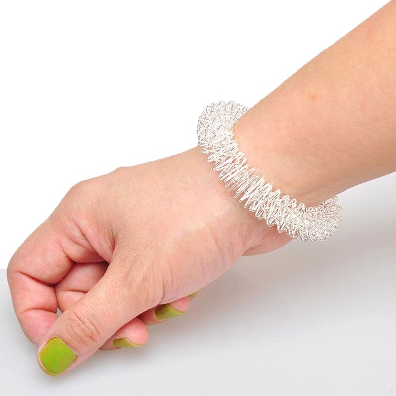 Handgelenk Massage Ring Hand Akupunktur Armbinde Metall Massage Ring Für Männer Frauen Gesundheit Pflege Werkzeug Handgelenke Entspannung Massagegerät