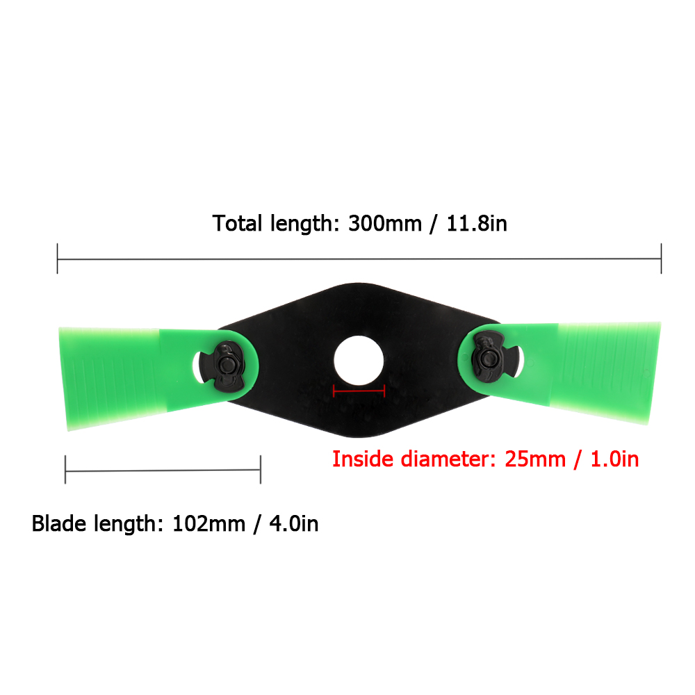 2 tanden Tuin Gazon Trimmen Cutter Maaier Accessoires Gras Schijf Bladeren Trimmer Cutter Nylon Blade dubbelzijdig Cutting Edge