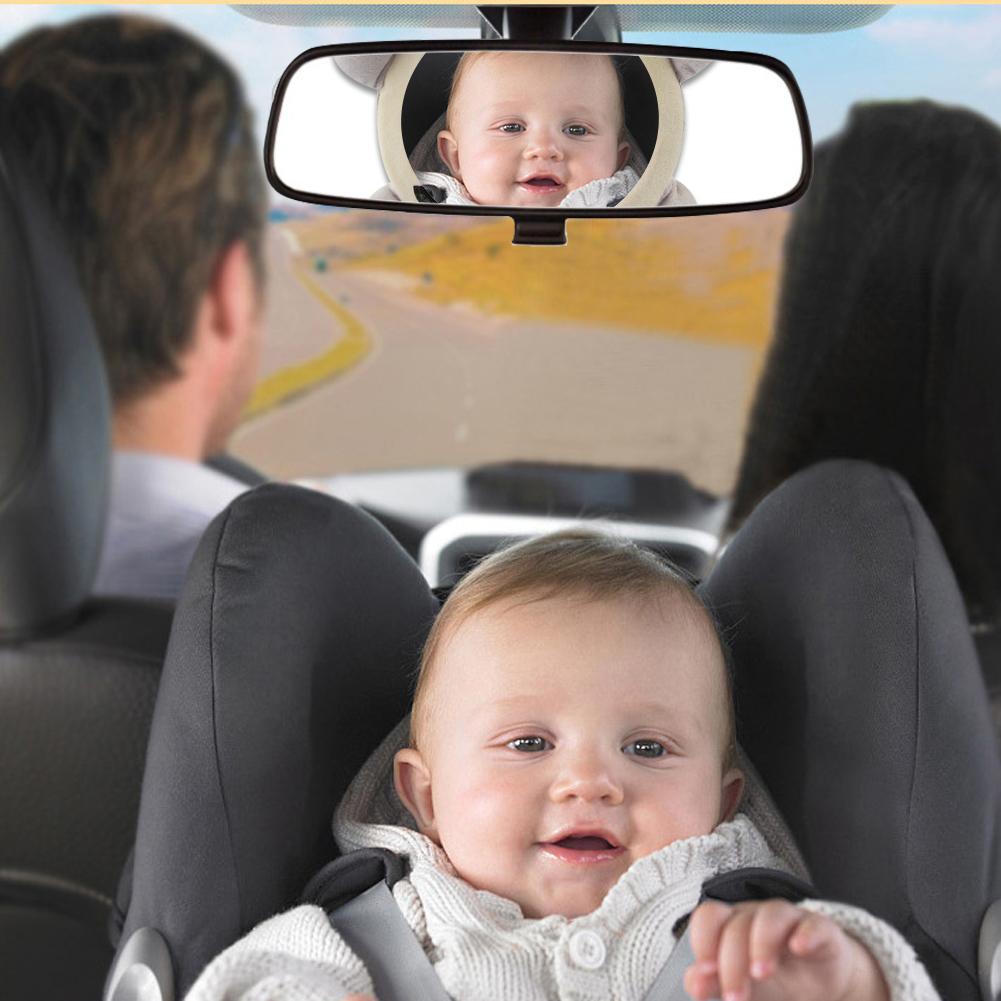 bil spejl bredsyns bag justerbart sikkerhedssæde bil ryg baby vendt bagud spædbarn bil sikkerheds børneskærm – Grandado